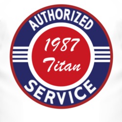 Authorized Service 1987 Chevy Titan T Shirt