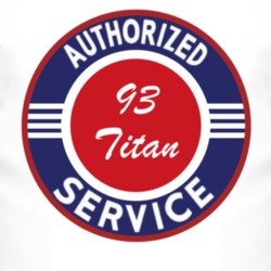Authorized Service 1993 Chevy Titan T Shirt