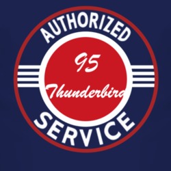 Authorized Service 1995 Thunderbird Dark T Shirt