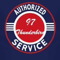 Authorized Service 1997 Thunderbird Dark T Shirt