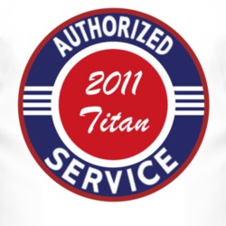 Authorized Service 2011 Chevy Titan T Shirt