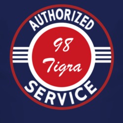 Authorized Service 1998 Chevy Tigra Dark T Shirt