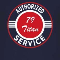 Authorized Service 1979 Chevy Titan Dark T Shirt