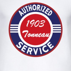 Authorized Service 1903 Cadillac Tonneau T Shirt