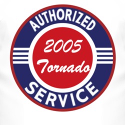 Authorized Service 2005 Chevy Tornado T Shirt