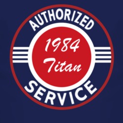 Authorized Service 1984 Chevy Titan Dark T Shirt