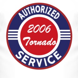 Authorized Service 2006 Chevy Tornado T Shirt