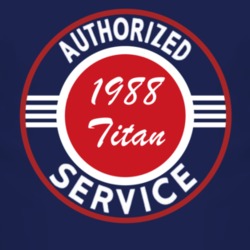 Authorized Service 1988 Chevy Titan Dark T Shirt