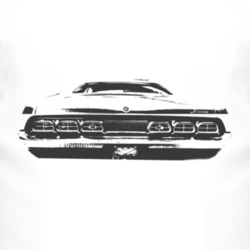 1970 MERCURY CYCLONE Rear Black Graphic T Shirt