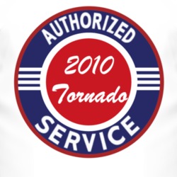 Authorized Service 2010 Chevy Tornado T Shirt