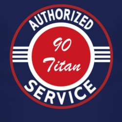 Authorized Service 1990 Chevy Titan Dark T Shirt
