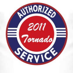 Authorized Service 2011 Chevy Tornado T Shirt