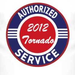 Authorized Service 2012 Chevy Tornado T Shirt