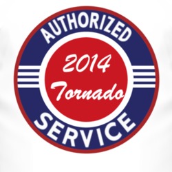 Authorized Service 2014 Chevy Tornado T Shirt