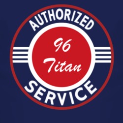 Authorized Service 1996 Chevy Titan Dark T Shirt