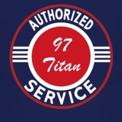 Authorized Service 1997 Chevy Titan Dark T Shirt