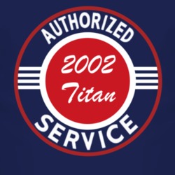 Authorized Service 2002 Chevy Titan Dark T Shirt