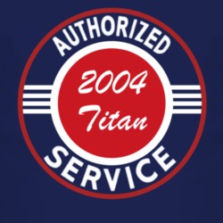 Authorized Service 2004 Chevy Titan Dark T Shirt