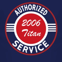Authorized Service 2006 Chevy Titan Dark T Shirt