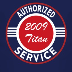 Authorized Service 2009 Chevy Titan Dark T Shirt