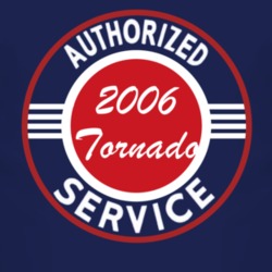 Authorized Service 2006 Chevy Tornado Dark T Shirt