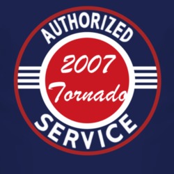 Authorized Service 2007 Chevy Tornado Dark T Shirt