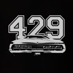 1970 MERCURY CYCLONE Rear White Graphic Engine Size T Shirt