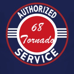 Authorized Service 1968 Oldsmobile Tornado Dark T Shirt