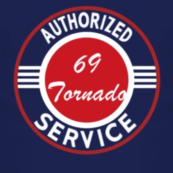 Authorized Service 1969 Oldsmobile Tornado Dark T Shirt