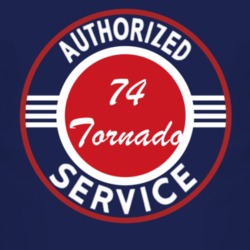 Authorized Service 1974 Oldsmobile Tornado Dark T Shirt