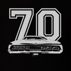 1970 MERCURY CYCLONE Rear White Graphic Year T Shirt