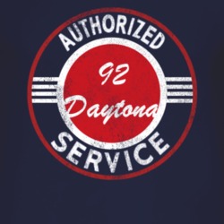 Authorized Service 1992 Dodge Daytona Distressed Look Dark T Shirt