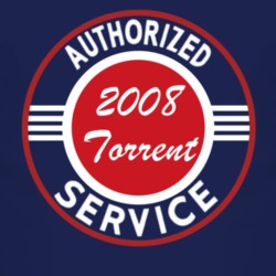 Authorized Service 2008 Pontiac Torrent Dark T Shirt