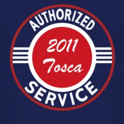 Authorized Service 2011 Chevy Tosca Dark T Shirt