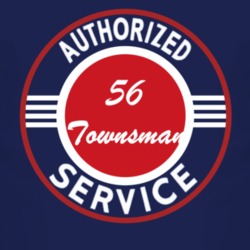 Authorized Service 1956 Chevy Townsman Dark T Shirt