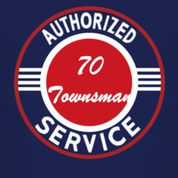 Authorized Service 1970 Chevy Townsman Dark T Shirt