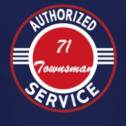 Authorized Service 1971 Chevy Townsman Dark T Shirt