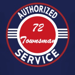 Authorized Service 1972 Chevy Townsman Dark T Shirt