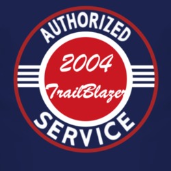 Authorized Service 2004 Chevy TrailBlazer Dark T Shirt