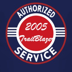 Authorized Service 2005 Chevy TrailBlazer Dark T Shirt