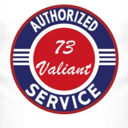Authorized Service 1973 Chrysler Valiant T Shirt