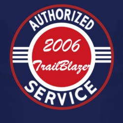 Authorized Service 2006 Chevy TrailBlazer Dark T Shirt