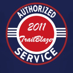 Authorized Service 2011 Chevy TrailBlazer Dark T Shirt
