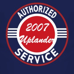 Authorized Service 2007 Chevy Uplander Dark T Shirt