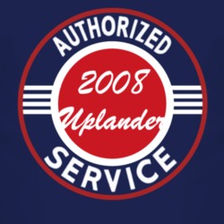Authorized Service 2008 Chevy Uplander Dark T Shirt