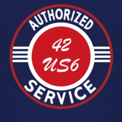 Authorized Service 1942 Studebaker US6 Dark T Shirt