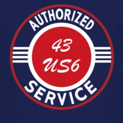 Authorized Service 1943 Studebaker US6 Dark T Shirt