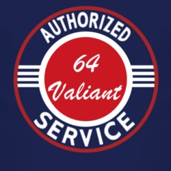 Authorized Service 1964 Chrysler Valiant Dark T Shirt