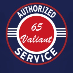 Authorized Service 1965 Chrysler Valiant Dark T Shirt