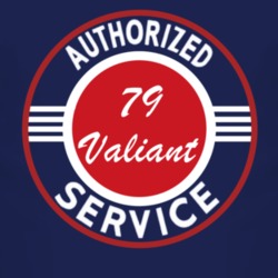 Authorized Service 1979 Chrysler Valiant Dark T Shirt